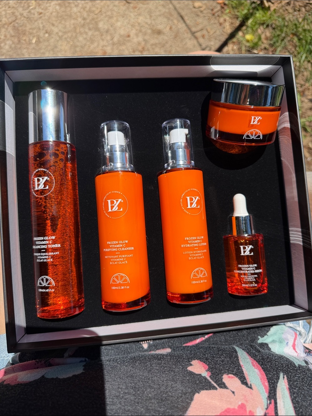 Frozen Glow Vitamin C Skincare Set - Vibrant Orange